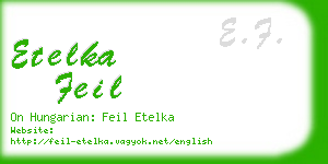 etelka feil business card
